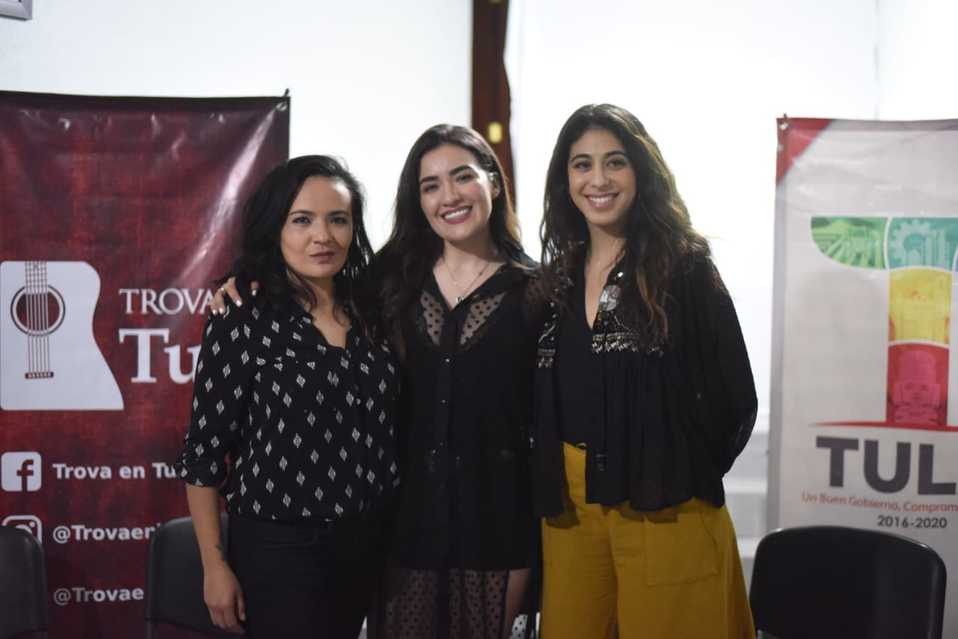 Pau Jiménez, Ale Zéguer y Carmen María, exponentes de la trova. (Cortesía)