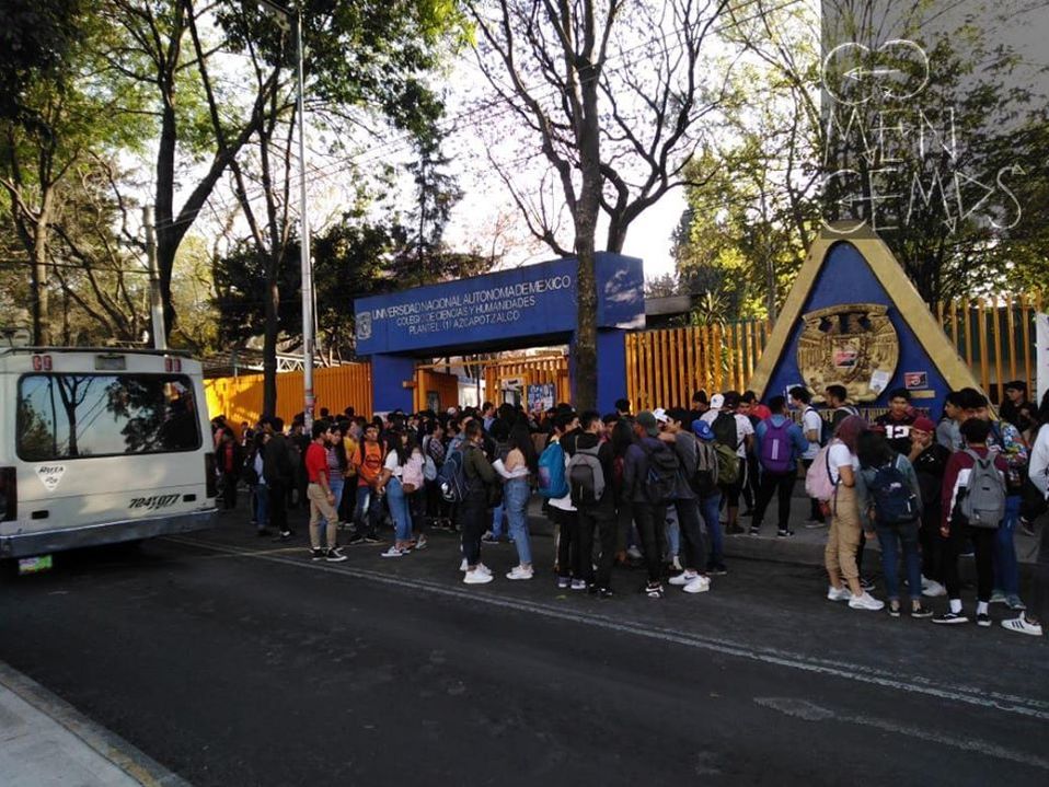 CCH Azcapotzalco de la UNAM. (Facebook Comencemos)