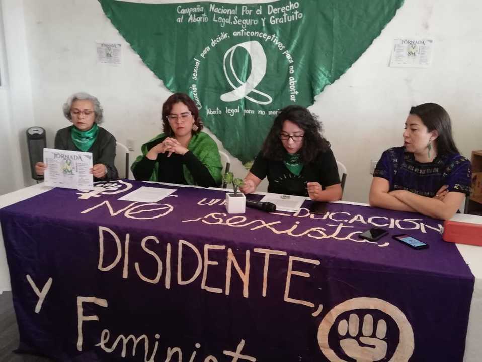 Conferencia de prensa en las instalaciones de Yo Te Creo. (Elizabeth Hernández)
