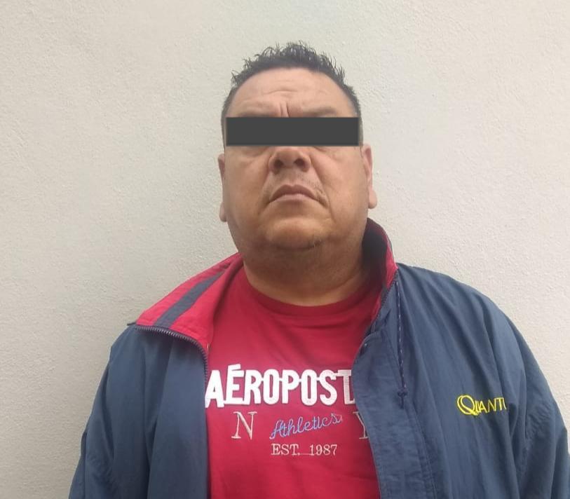 El detenido fue identificado como Jorge Eduardo, de 49 años. Foto: Especial.