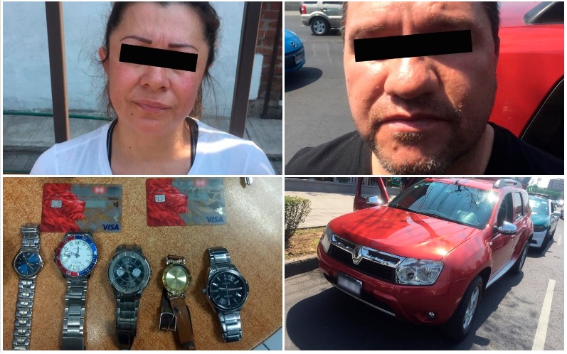 Fueron detenidos cuando circulaban en Calzada de Tlalpan./ Especial