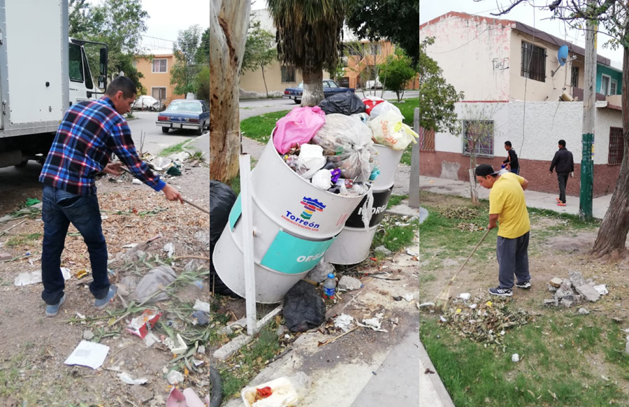 Un grupo de jóvenes se organiza para recoger la basura que a diario se observa tirada. (Especial)
