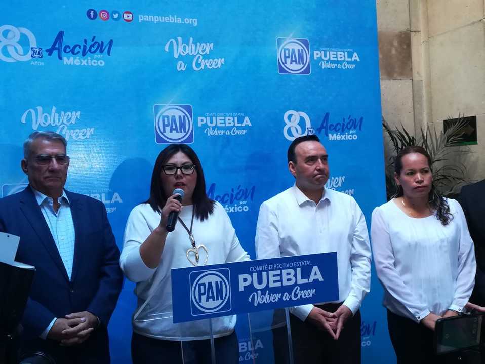 PAN se suma a Un Día sin Nosotras. (Angélica Tenahua)