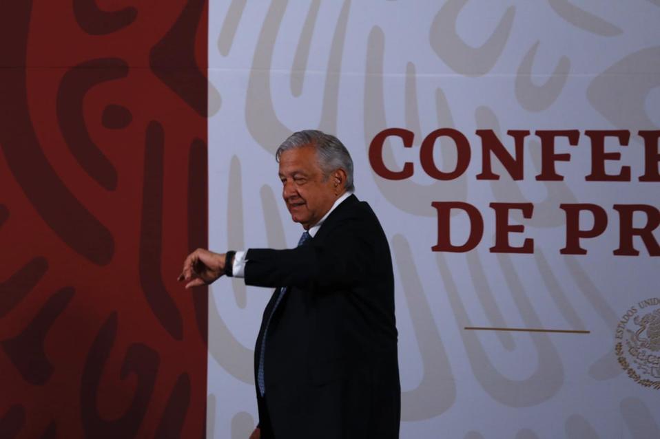 Conferencia de prensa matutina de López Obrado. (Nelly Salas)