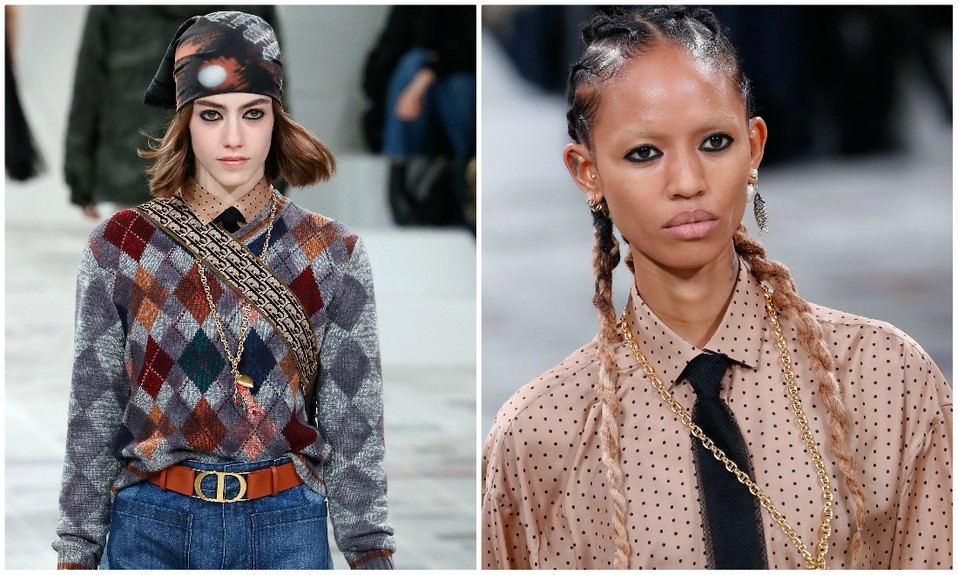 Los diseños de Dior en la Semana de la moda de París (AFP).