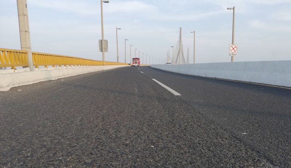 El accidente se suscitó en el Puente Tampico.