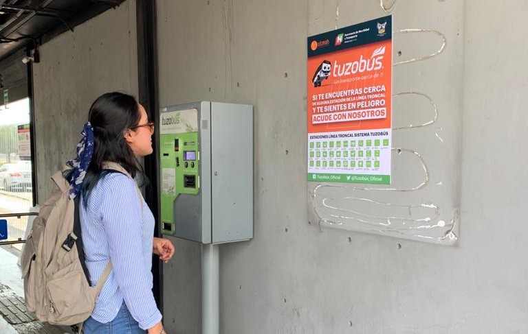 La estaciones del Tuzobús contarán con protocolo del “Código Naranja”. (Cortesía)