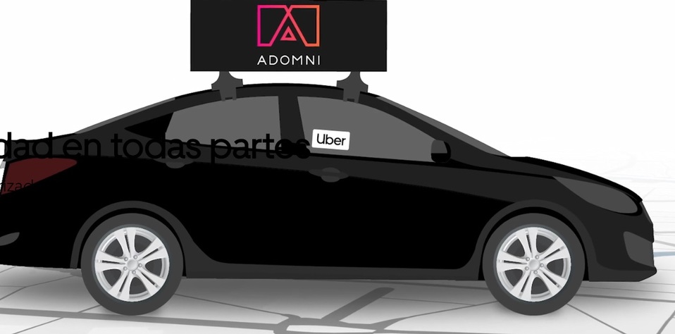 Uber empezará a mostrar publicidad en sus autos. (Captura)
