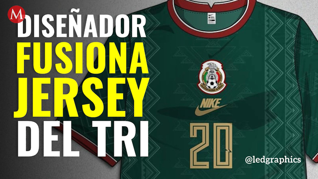 Diseñador fusiona jersey del Tri con trajes zapotecas