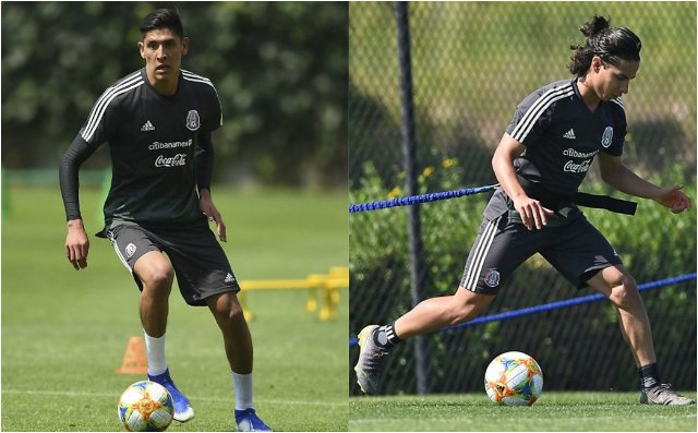 Edson Álvarez y Diego Lainez con la camiseta del TRI (Imago7)