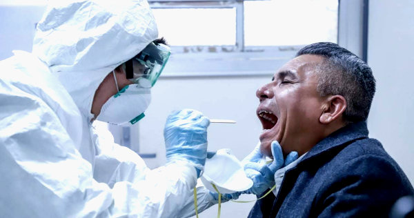 En el Hospital General de Reynosa se realizó un simulacro para dar atención al paciente con coronavirus (FOTO/CORTESÍA)