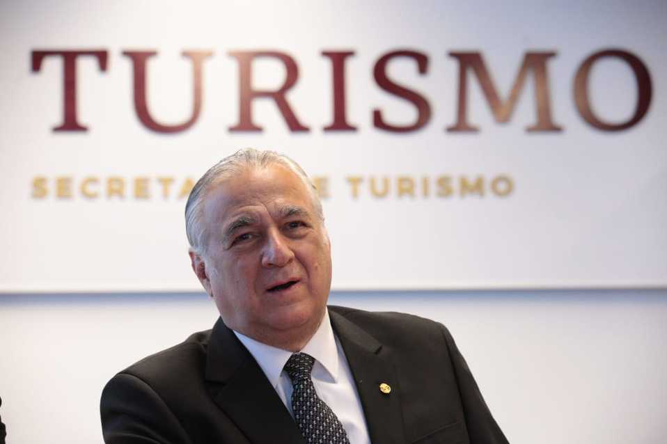El secretario de Turismo, Miguel Torruco. (Jesús Quintanar)