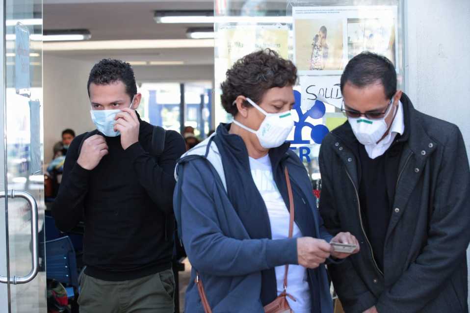 Aspecto a las afueras del INER ante primeros casos de coronavirus en México. (Jesús Quintanar)
