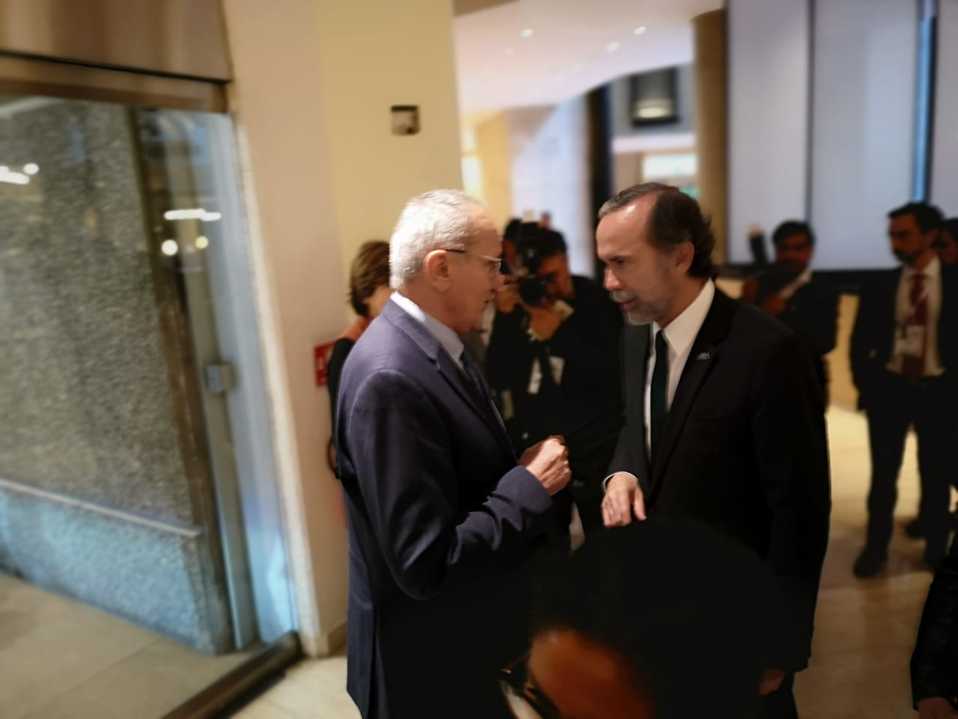 Bosco de la Vega, presidente del CNA y Jesús Seade, subsecretario para América del Norte. (Eduardo de la Rosa)
