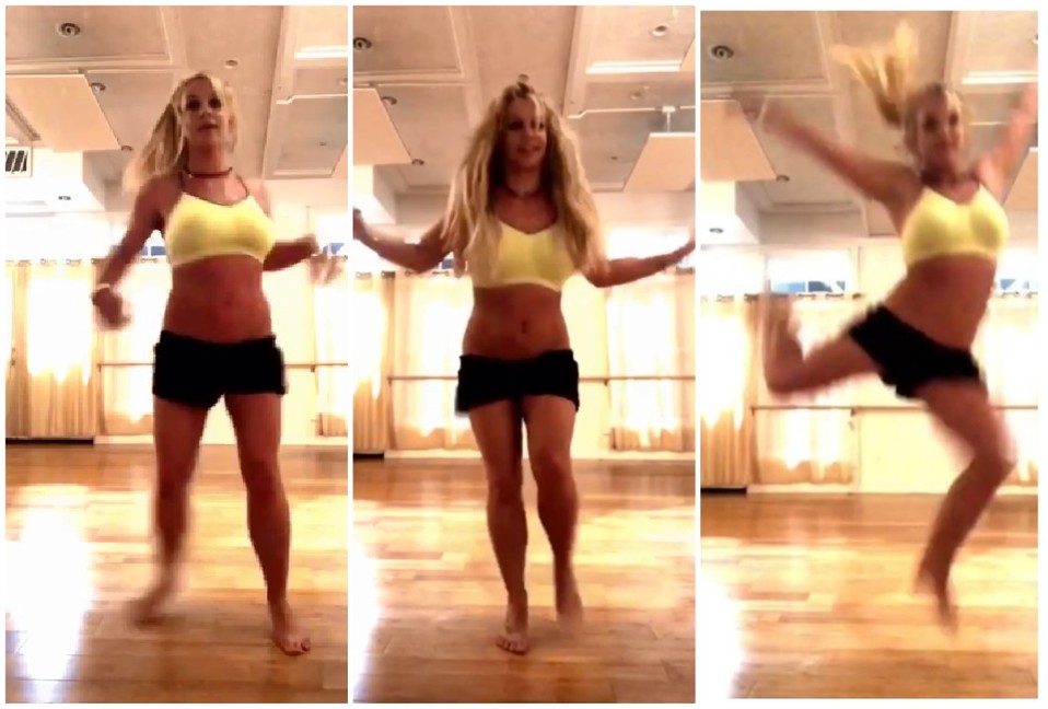 Britney Spears comparte video de cómo se fracturó el pie (Captura de pantalla).