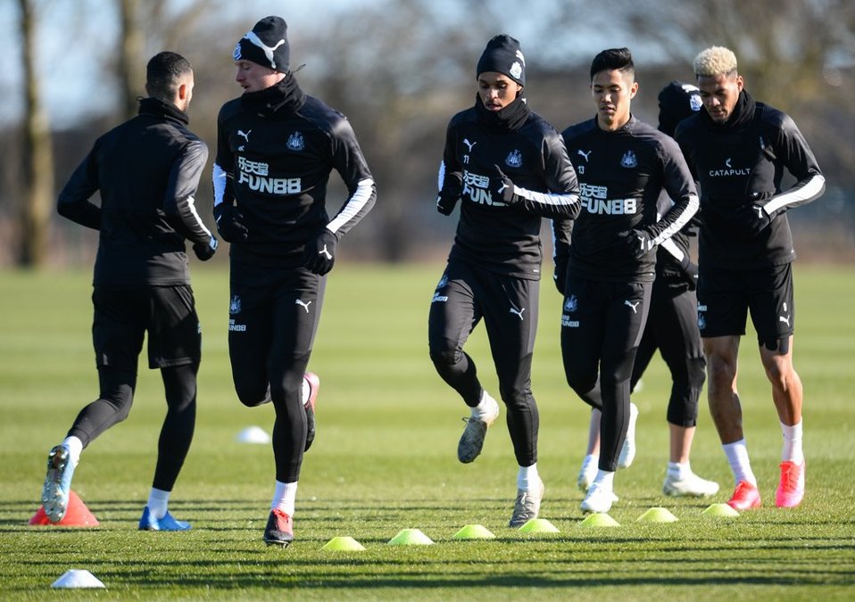 Jugadores del Newcastle (Twitter: @NUFC)