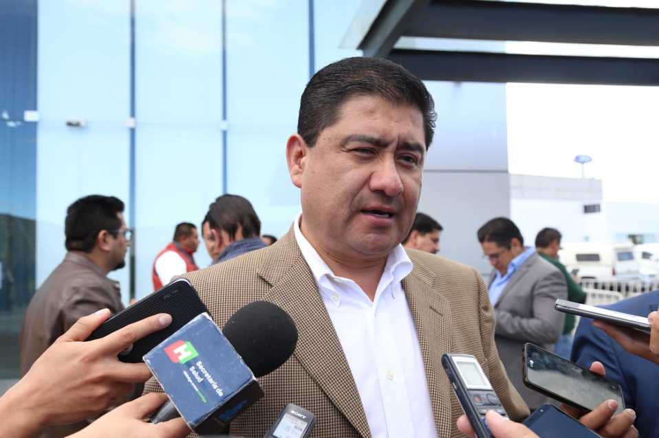 Marco Antonio Escamilla Acosta, titular de la Secretaría de Salud del Estado de Hidalgo. (Jorge Sánchez)