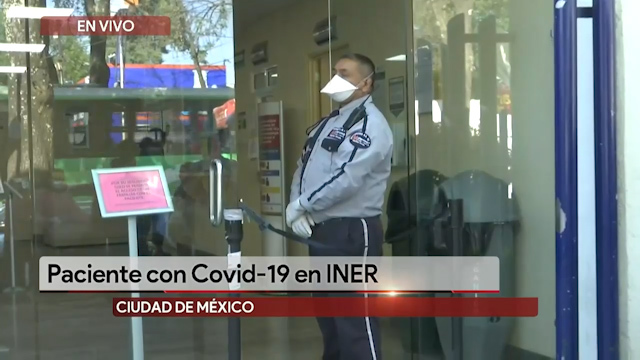 Paciente diagnosticado con Covid-19 se encuentra en el INER