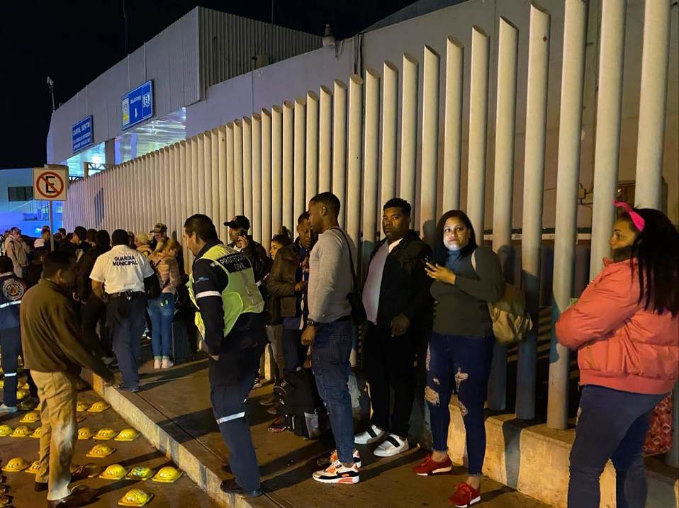 Migrantes cubanos.