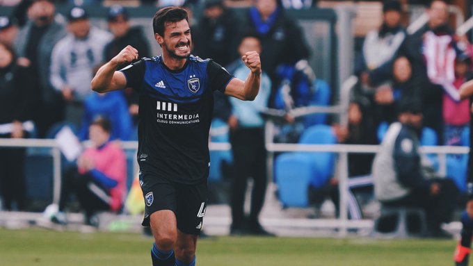 Oswaldo Alanís anota gol en su debut con San José Earthquakes (Twitter)