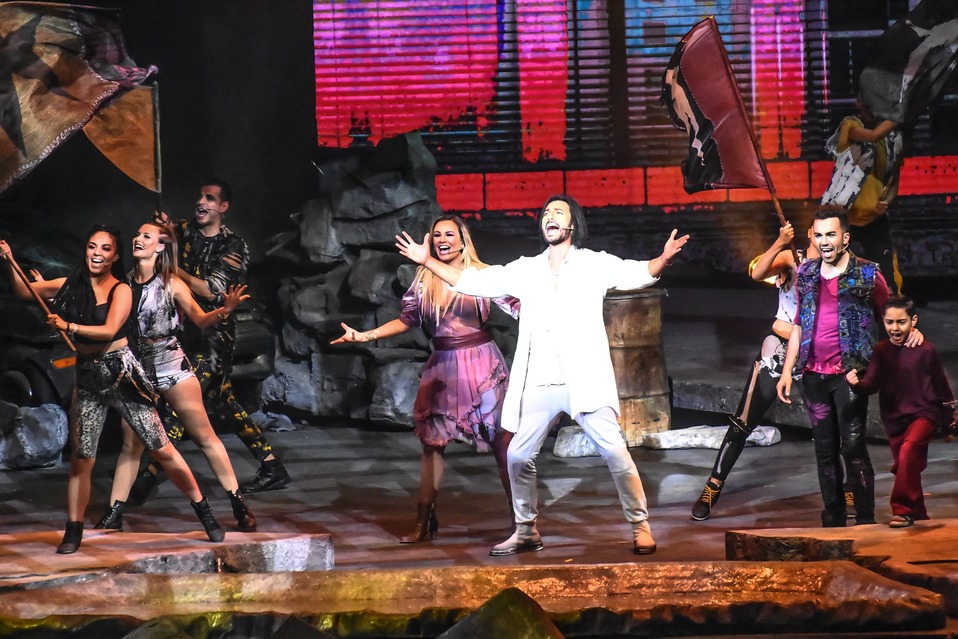 En su paso por Guadalajara, este viernes se ofreció sólo una función del musical. (Cortesía)