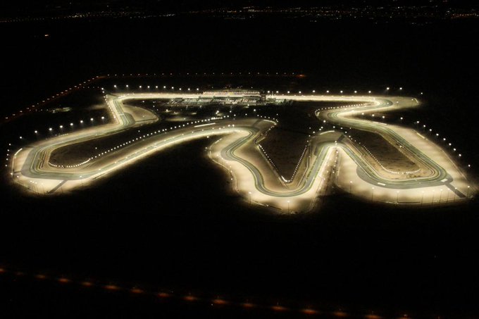 Circuito del Moto GP de Qatar (Twitter @MotoGP)