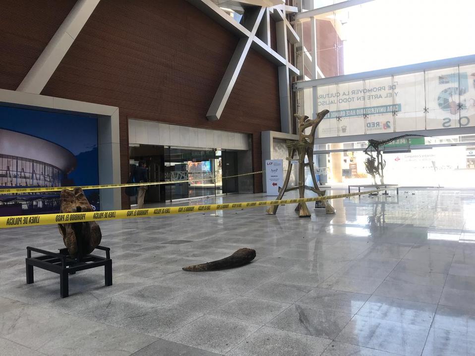 Los daños  a las piezas podrían ascender a 390 mil pesos (Elsa Martha Gutiérrez)