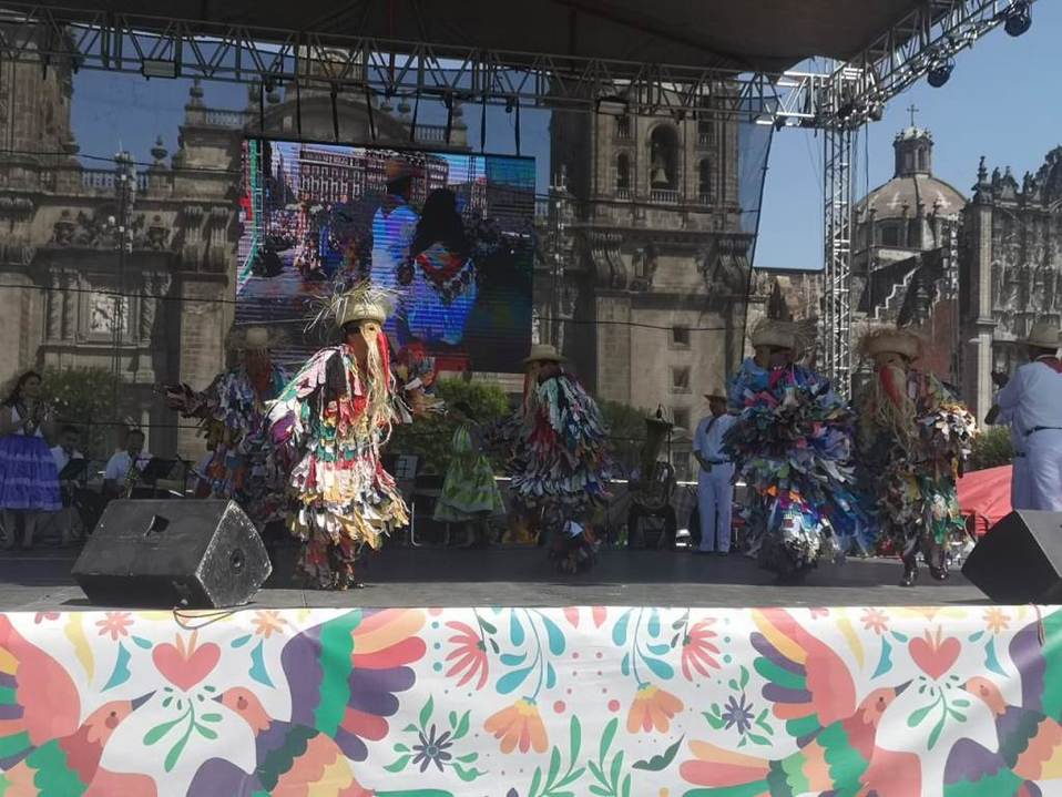 Hoy fue el último día de la feria "Corazón de México 2020" realizado en el Zócalo de CdMx (César Velázquez)