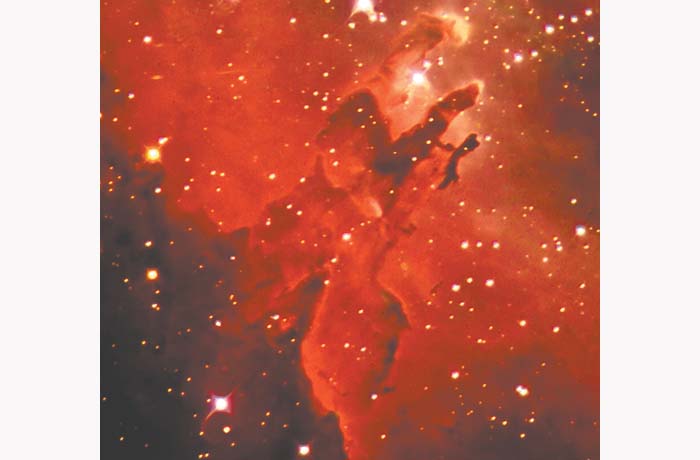 La imagen de M16 o Nebulosa del Águila podemos considerarla como de créditos compartidos. cortesía