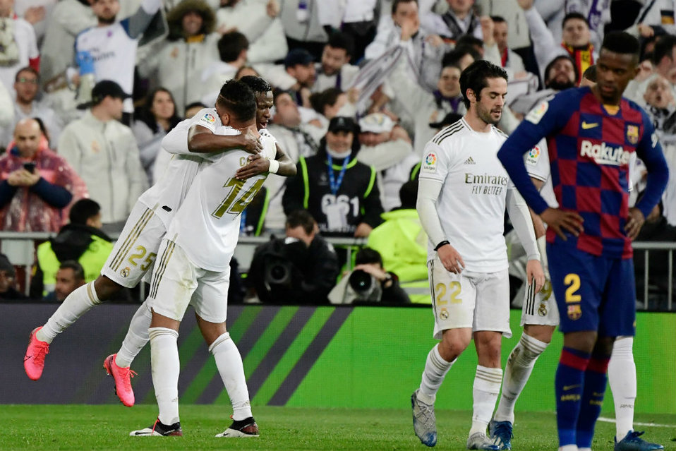 Real Madrid se llevó el Clásico español (AFP)