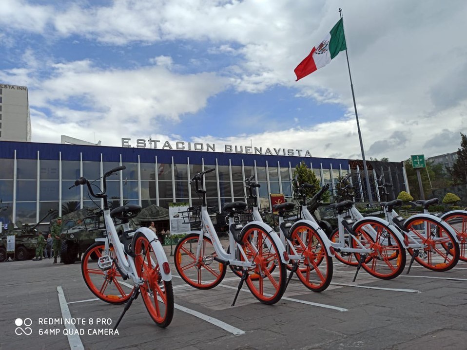 Bicicletas sin anclaje en Buenavista. (Especial)
