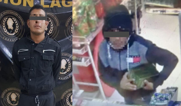 En Torreón, detienen a hombre por robar en 58 tienditas- Grupo Milenio