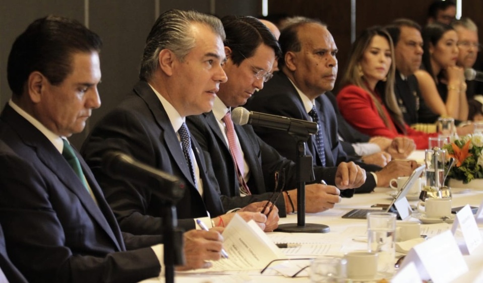 Francisco Cervantes Díaz, presidente de Concamin, participó en la presentación de la Plataforma Logística México–Asia Pacífico. Foto: Especial