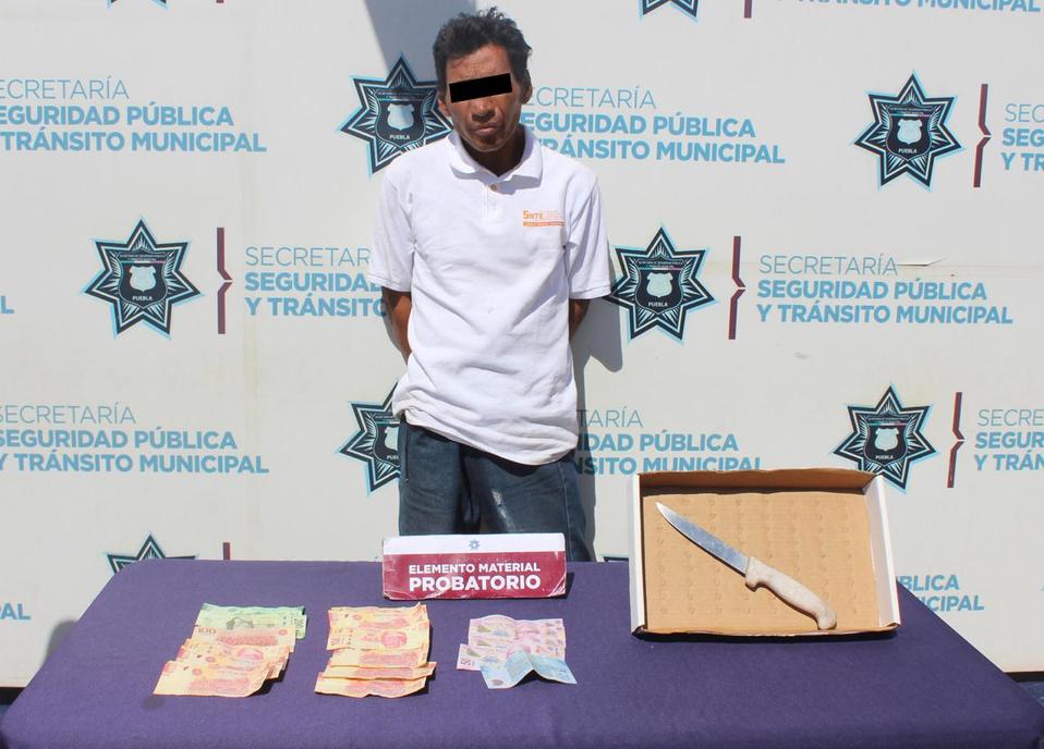 Héctor “N.”, de 43 años de edad, fue detenido por elementos de la SSC por asaltar un Oxxo. (Especial)