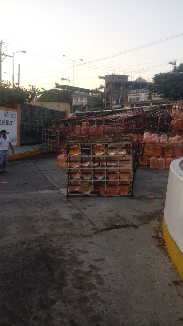 El incidente provocó caos vial. (Javier Trujillo)
