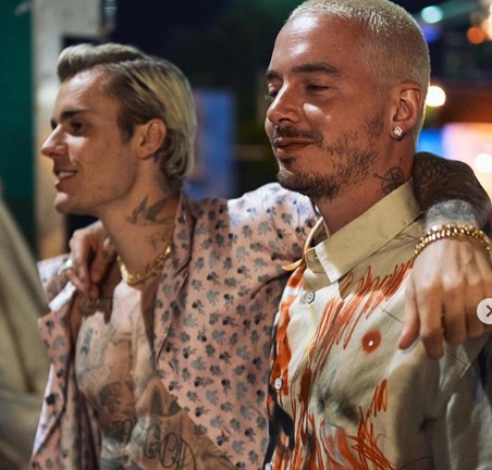 Justin Bieber graba video de "La Bomba" con J Balvin en Miami. (Instagram)