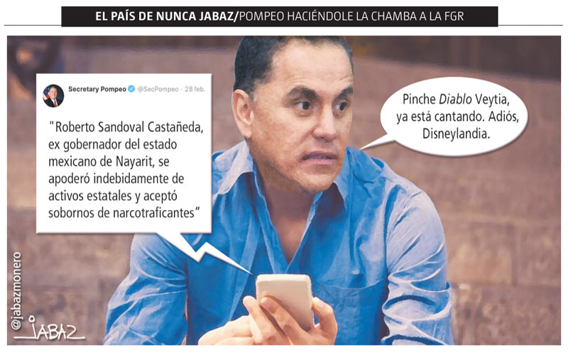 Pompeo haciéndole la chamba a la FGR