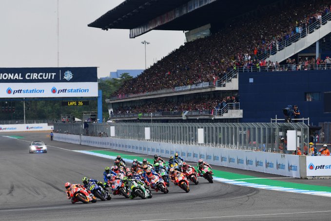 Gran Premio de Tailandia de MotoGP es suspendido por coronavirus (Twitter @FIM_live)