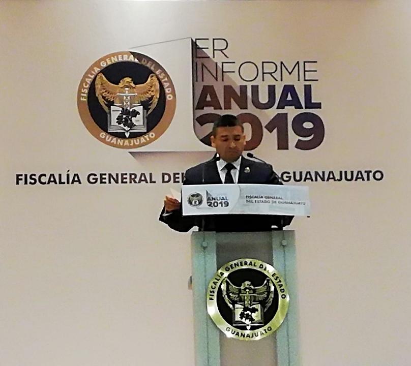 Presenta Fiscal primer informe de seguridad