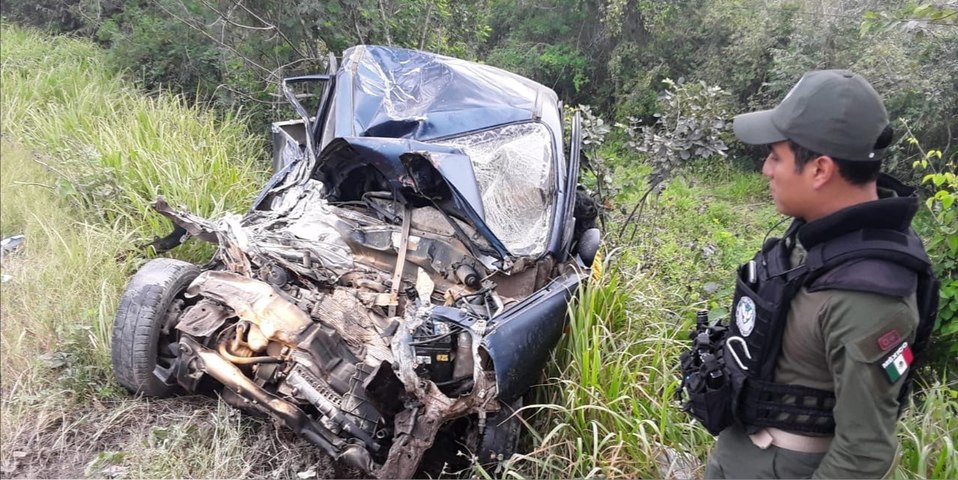 Choque en carretera Tuxpan-Tampico deja un muerto (Foto/CORTESÍA)