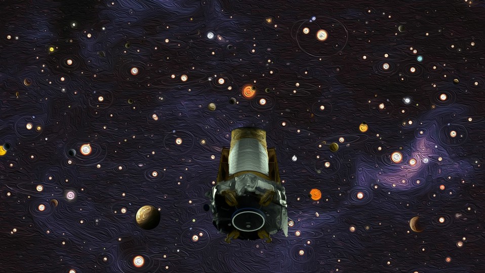 El satélite Kepler (NASA).