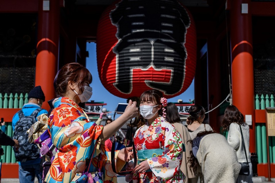 Japón es el quinto país con el mayor número de infectados en el mundo. (AFP)
