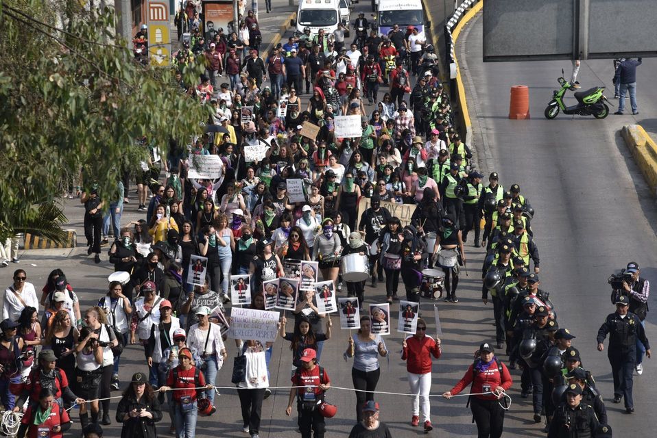Mujeres marchan para exigir justicia por feminicidios. (Archivo | Cuartoscuro)