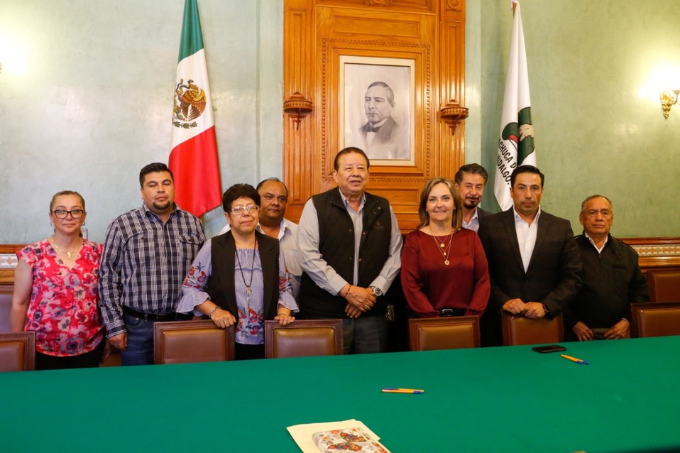 Presidencia Municipal de Pachuca y SUTSMP. (Cortesía)