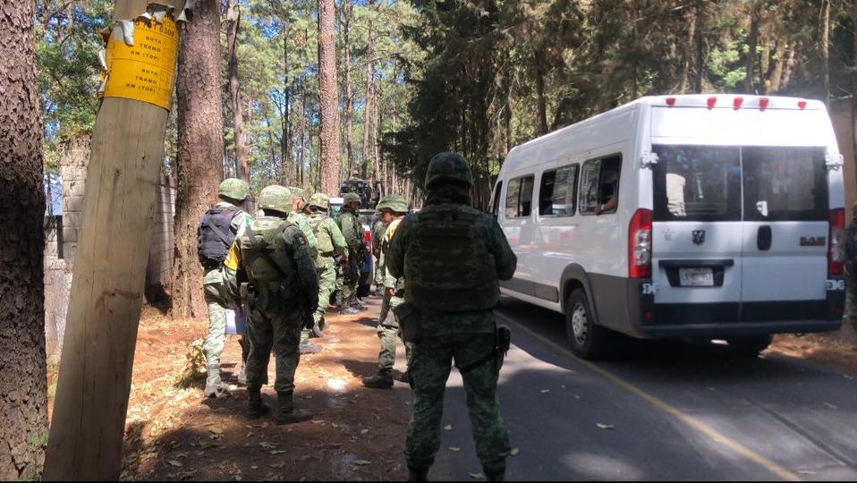 Las autoridades montaron un operativo de seguridad en la zona para hallar al felino. (Mario Cuauhtémoc Rodríguez)