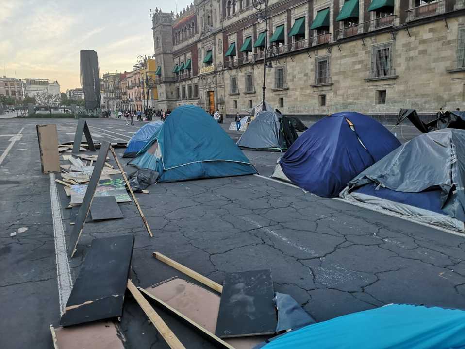 Los docentes protestan desde el pasado 28 de enero. (César Velázquez)