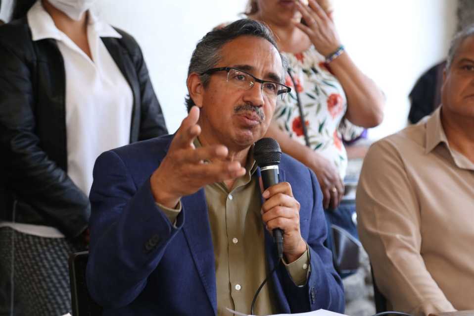 Pablo Vargas González, aspirante a la candidatura por la presidencia municipal de Pachuca. (Jorge Sánchez)