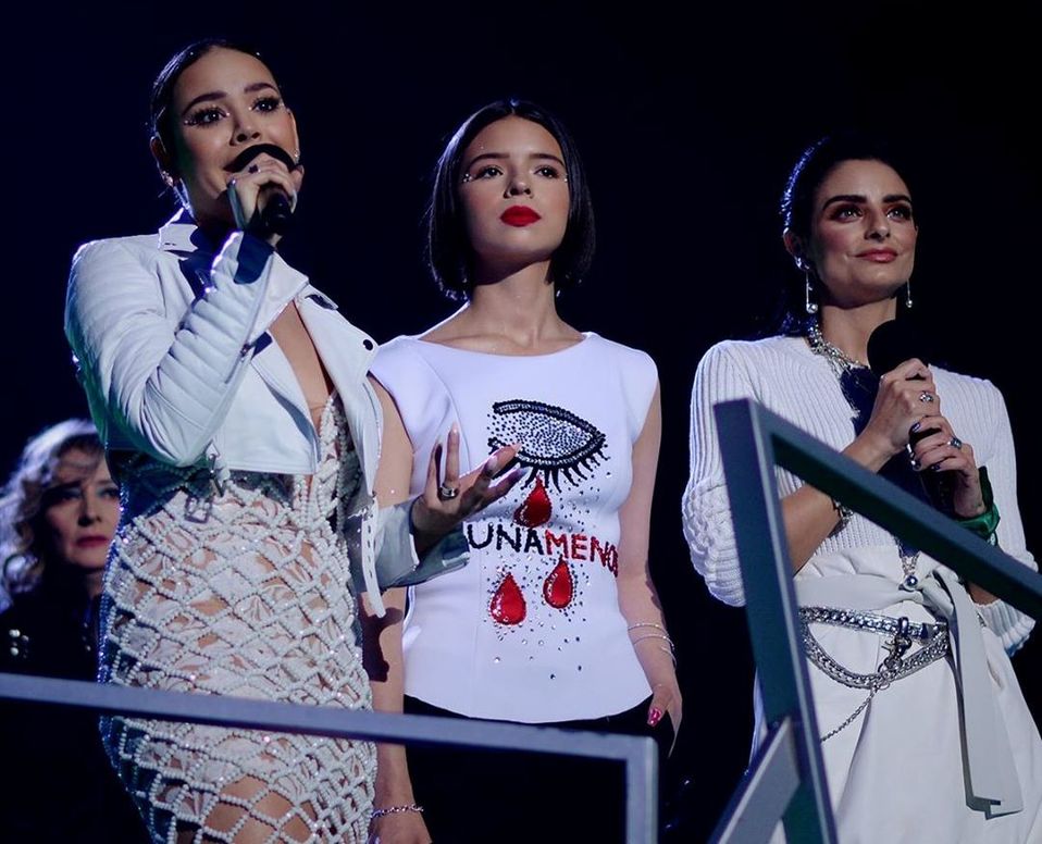 Artistas expresan poderoso mensaje feminista en los Spotify Awards (Instagram: spotify awards).