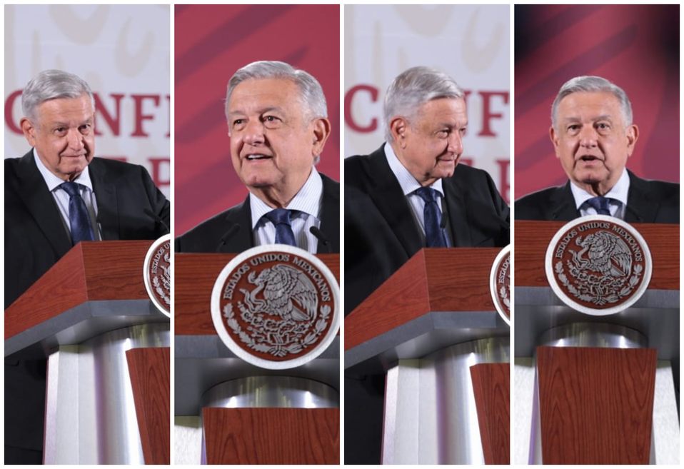 Conferencia de prensa del presidente López Obrador. (Jesús Quintanar)