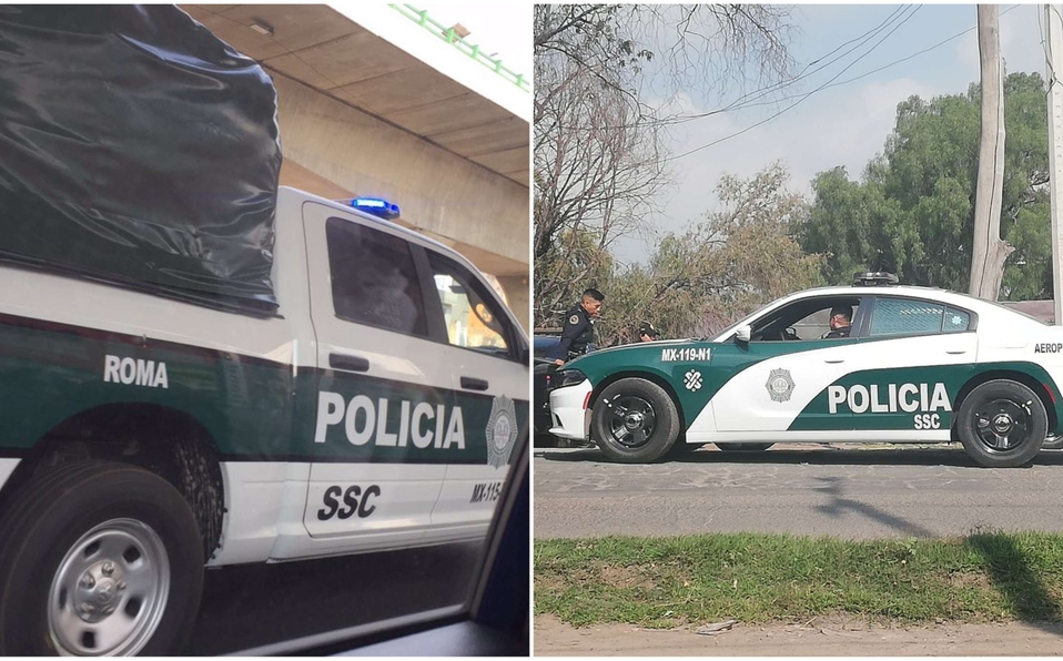 El agente fue trasladado al Hospital San Ángel Inn. (Fotos de @andresguzbj y @C4UAM)